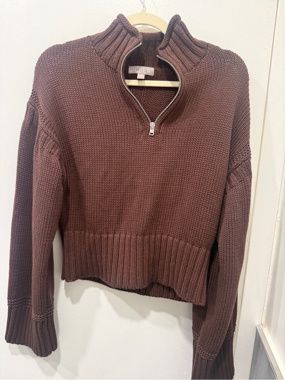 J. Crew 100% cotton sweater